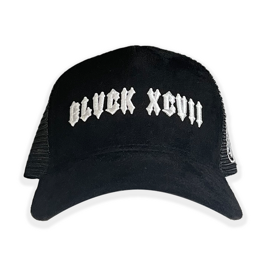 BLVCK XCVII SUEDE TRUCKER