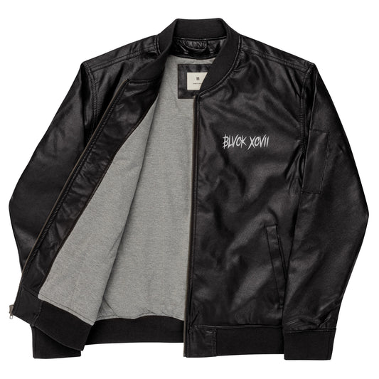 Limitless Leather Bomber Jacket